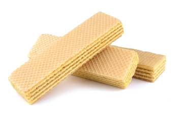 Wafers stick isolated on white background