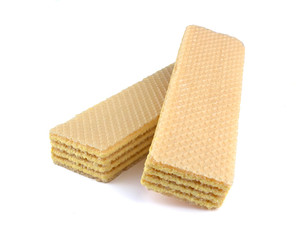 Wafers stick isolated on white background