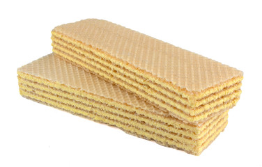 Wafers stick isolated on white background