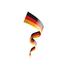 Germany flag, vector illustration on a white background