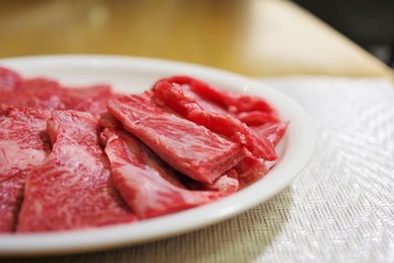 牛肉の各部位盛り合わせ、焼肉用