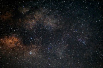 Fototapeta na wymiar Part of the Milky way in Background 