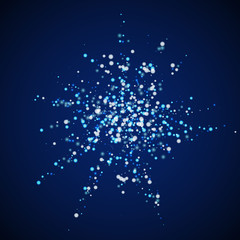 Amazing falling snow Christmas background. Subtle 