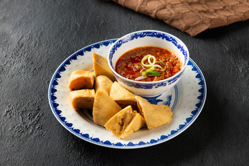 nyonya style fried tofu with peanuts