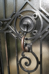 poignée d'une porte.paris