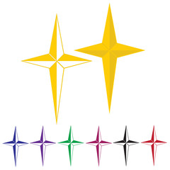 Object-Colorful 3D Stars 2