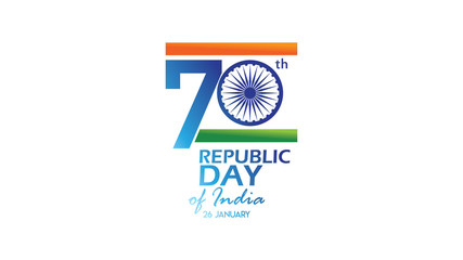 Creative Poster, Banner or Flyer for Republic Day of India 26 January celebration with modern design