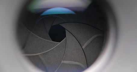 Changing Camera lens aperture