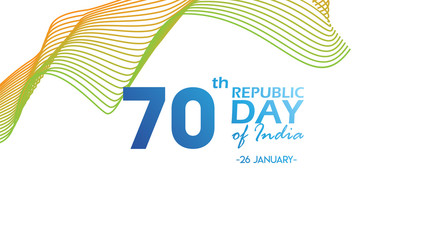 Creative Poster, Banner or Flyer for Republic Day of India 26 January celebration with modern design