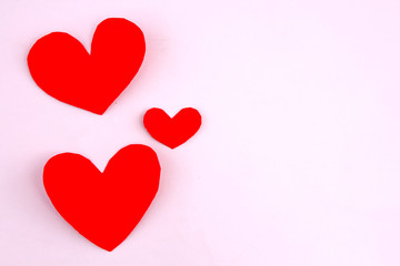 Heart shape on Valentine's Day.