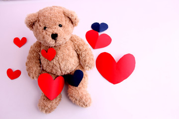 Heart shape on Valentine's Day.