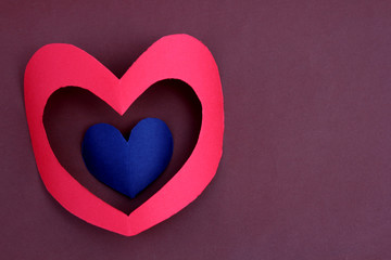Obraz premium Heart shape on Valentine's Day.