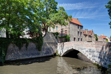 Fototapeta na wymiar Vue de Bruges - Belgique