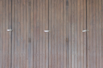 wooden door at retro House