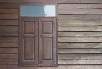 Wood windows for vintage background.