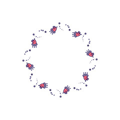 Space frame symbol borders