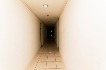 empty corridor with doors