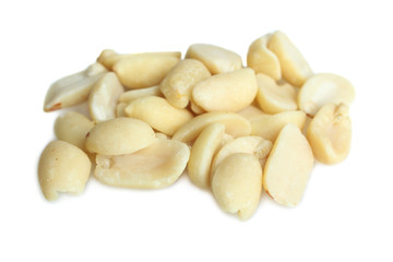 Batch of peeled peanuts