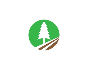 Pine tree logo icon