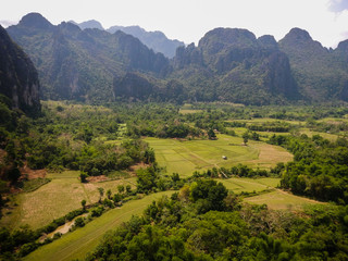 Fototapeta premium Traveling Vang Vieng, Laos