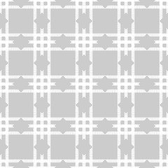 Shapes from strips of hand shading. Embroidery. Trendy seamless pattern designs. Vector geometric background. Can be used for wallpaper, textile, invitation card, wrapping, web page background.