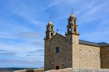 Fototapeta na wymiar Wallfahrtskirche Virxe da Barca in Muxia
