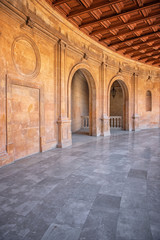 Courtyard of the Palacio de Carlos V in La Alhambra, Granada