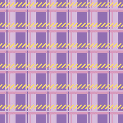 Seamless checkered background. Vector geometric pattern for design of fabrics, wallpapers, packaging and other projects.