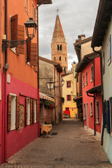 Fototapeta na wymiar Historic center of Caorle, Italy