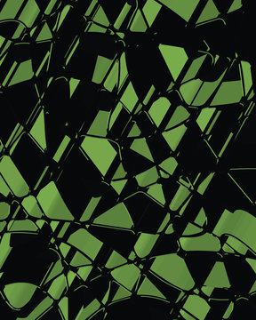 3D Abstract Futuristic Background