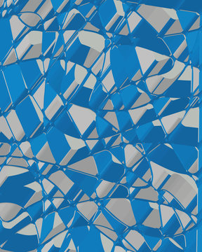 3D Abstract Futuristic Background