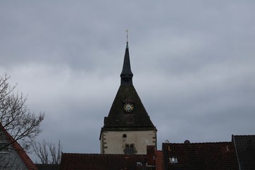 Obraz premium old church in winter