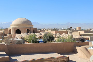 Les toits de Yazd