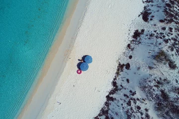 Foto op Canvas Caribbean sea, Los Roques. Vacation in the blue sea and deserted islands. Peace. Fantastic landscape © ByDroneVideos