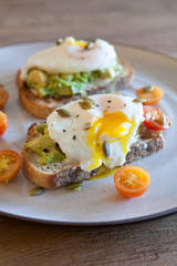 Avocado Toast with Poached Egg