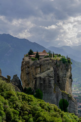 Fototapeta na wymiar Meteora Hilltop Monastery