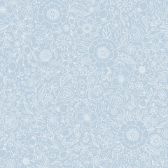 Floral seamless  pattern with flowers.
