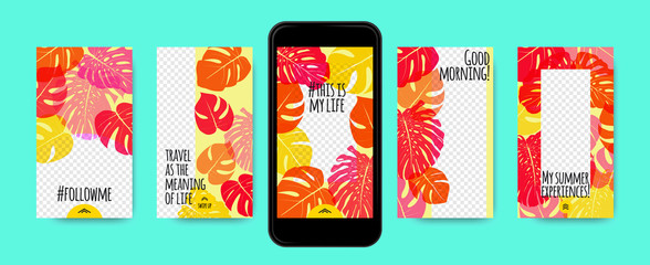 Stories Templates for Social Media Design. © ingara