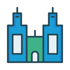 plaza   tower   building