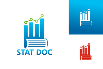 Statistic Document Logo Template Design Vector, Emblem, Design Concept, Creative Symbol, Icon