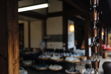Interior of Japanese souvenir shop