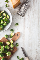 Choux de Bruxelles et Fromage Parmesan pour Cuisiner