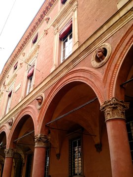 Bologna, Italy - March 30 2018: Palazzo Bolognini Amorini Salina