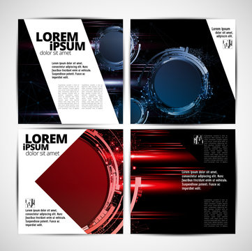 Template vector design ready for use for brochure, annual report or magazine