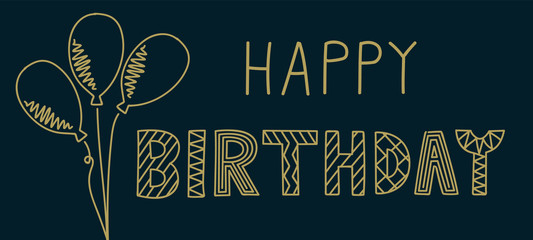 a birthday greeting card