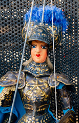Portrait of a famous character of the puppets. Created by a master puparo still present. It derives...