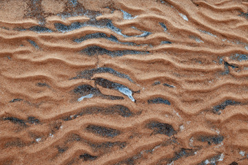 текстура песка с вкраплениями льда