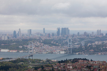 Fototapeta na wymiar Bosporus Bridge