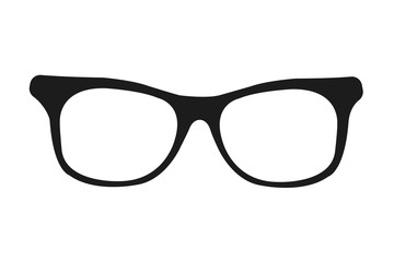 Icon of glasses. Vector illustration.