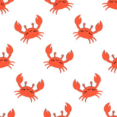 cute kids crabs pattern